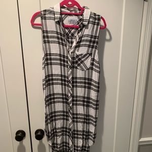 Rails Plaid Sleeveless Tunic - Size M